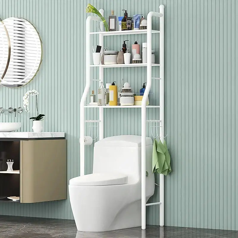 Organizador De Baño Y Lavandería Estante 3 Niveles Metálico
