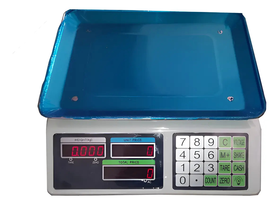 Pesa Balanza Bascula Digital 40 Kg Acero Inoxidable