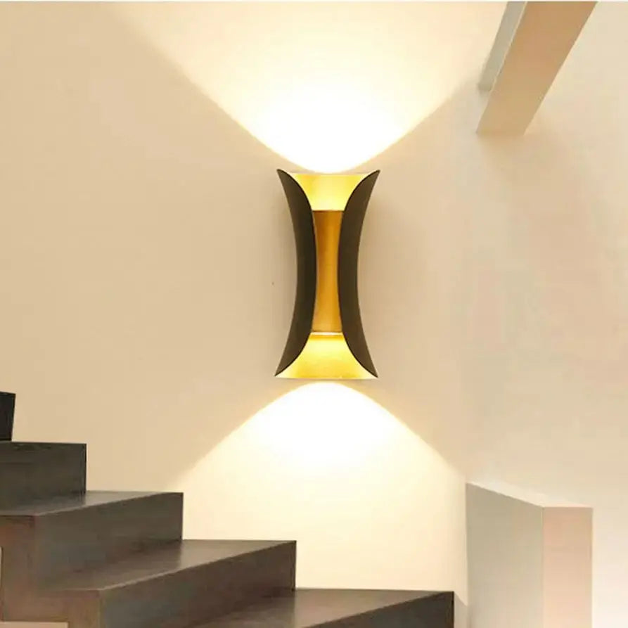 Pack X 4 Lámpara Led Aplique De Pared Interior-exterior Ip65