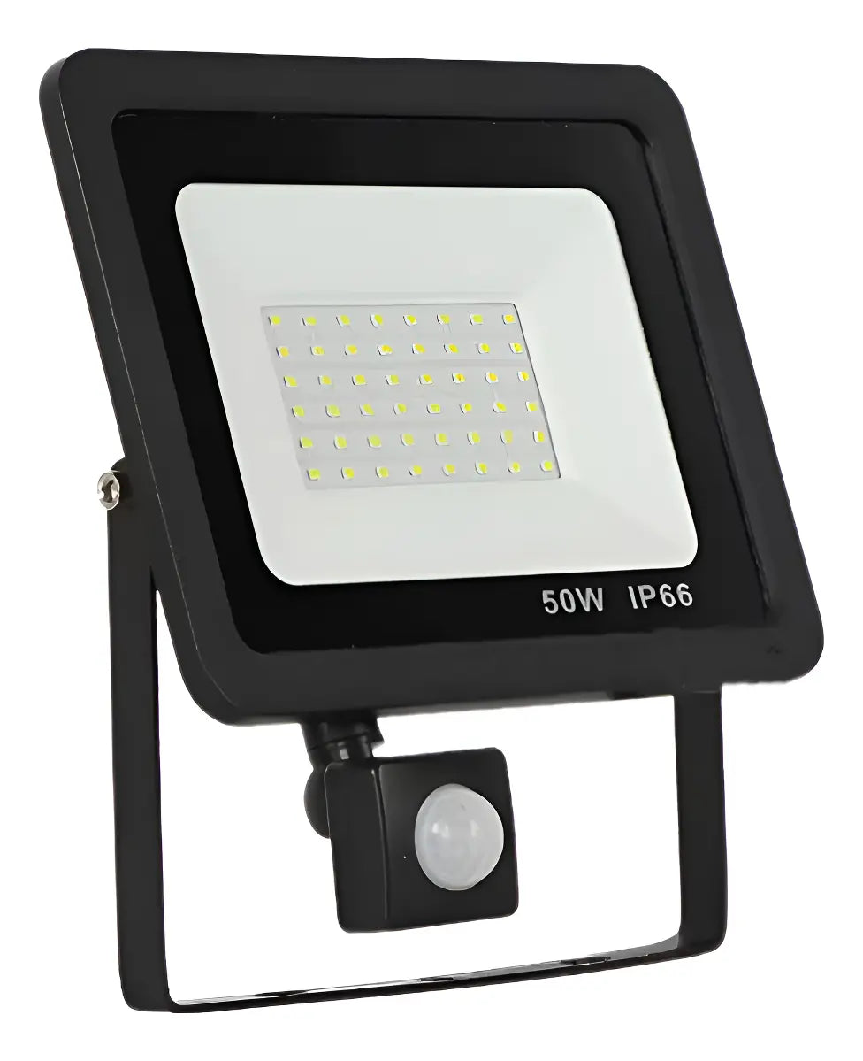 Reflector Led Eléctrico 50w Sensor De Movimiento
