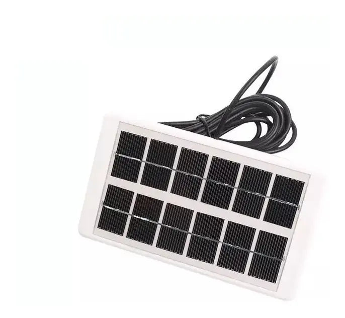 Ampolleta Led Con Panel Solar 7 Horas De Luz Usb Recargable