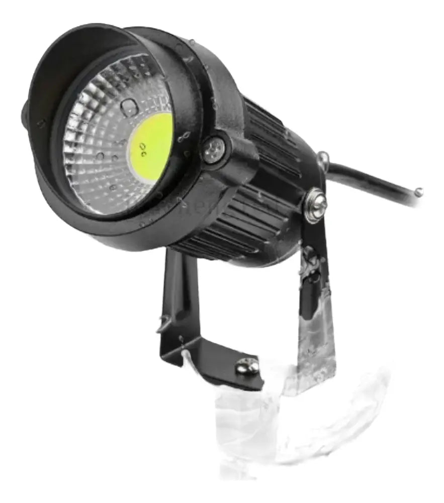 Foco Led Estaca Jardín 7w Luz Cálida