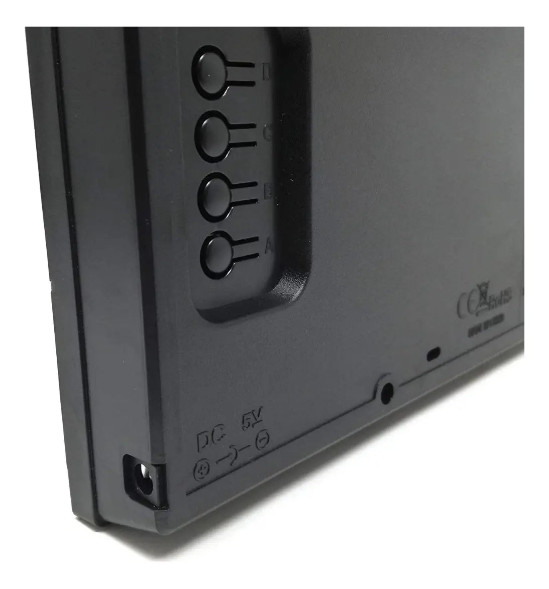 Reloj Digital De Pared Pantalla Led Estructura Negro Usb