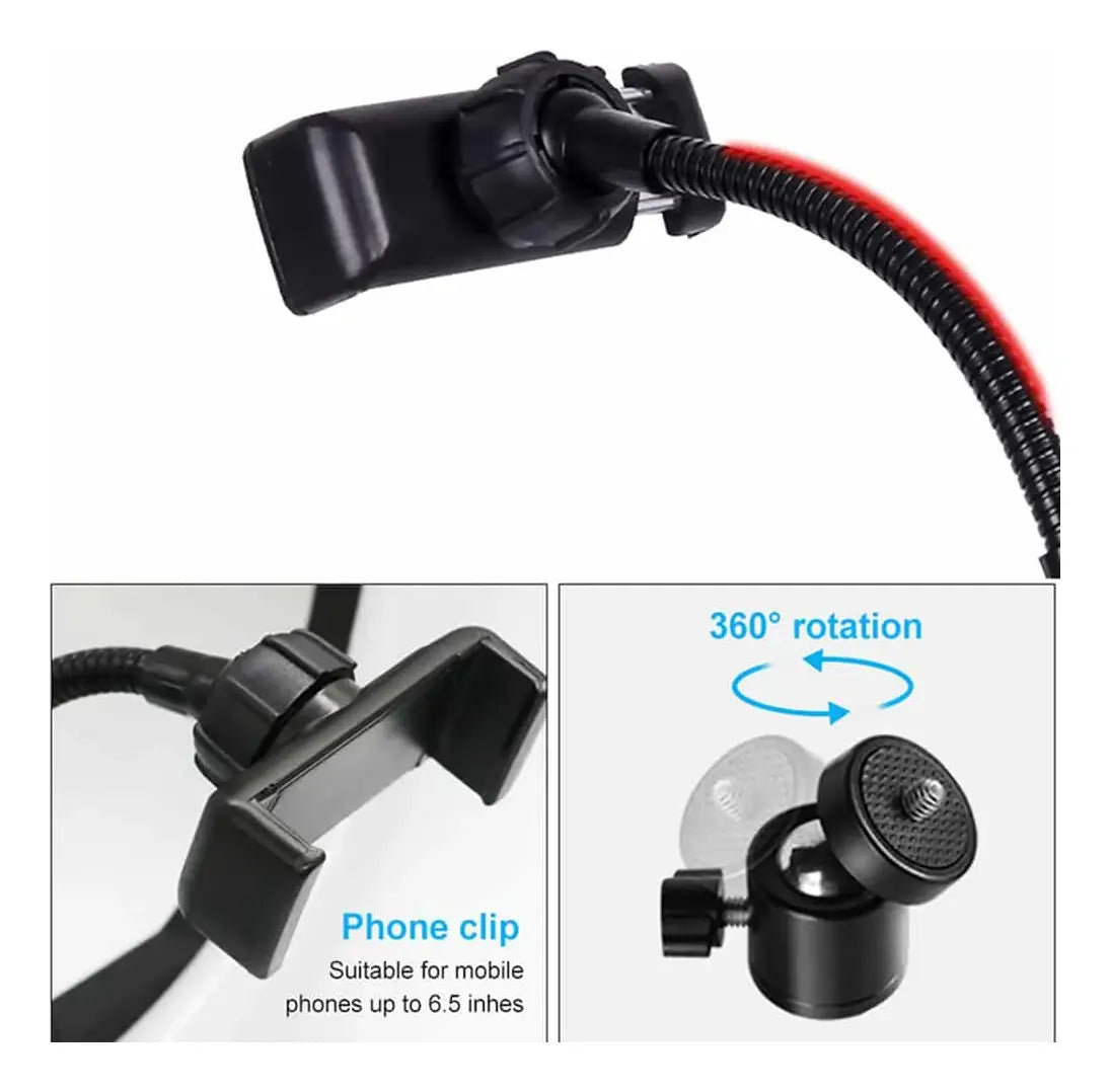 Aro De Luz Led Rgb Multicolor 45cm Control Remoto