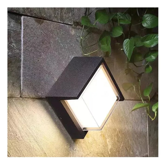 LAMPARA LED RECTANGULAR APLIQUE PARED CON CONEXIÓN ELÉCTRICA - POTENCIA DE 12W
