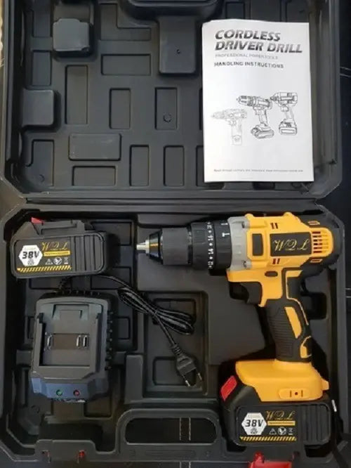 Taladro Inalámbrico 38v / 5000 Ma + Funda De Transporte