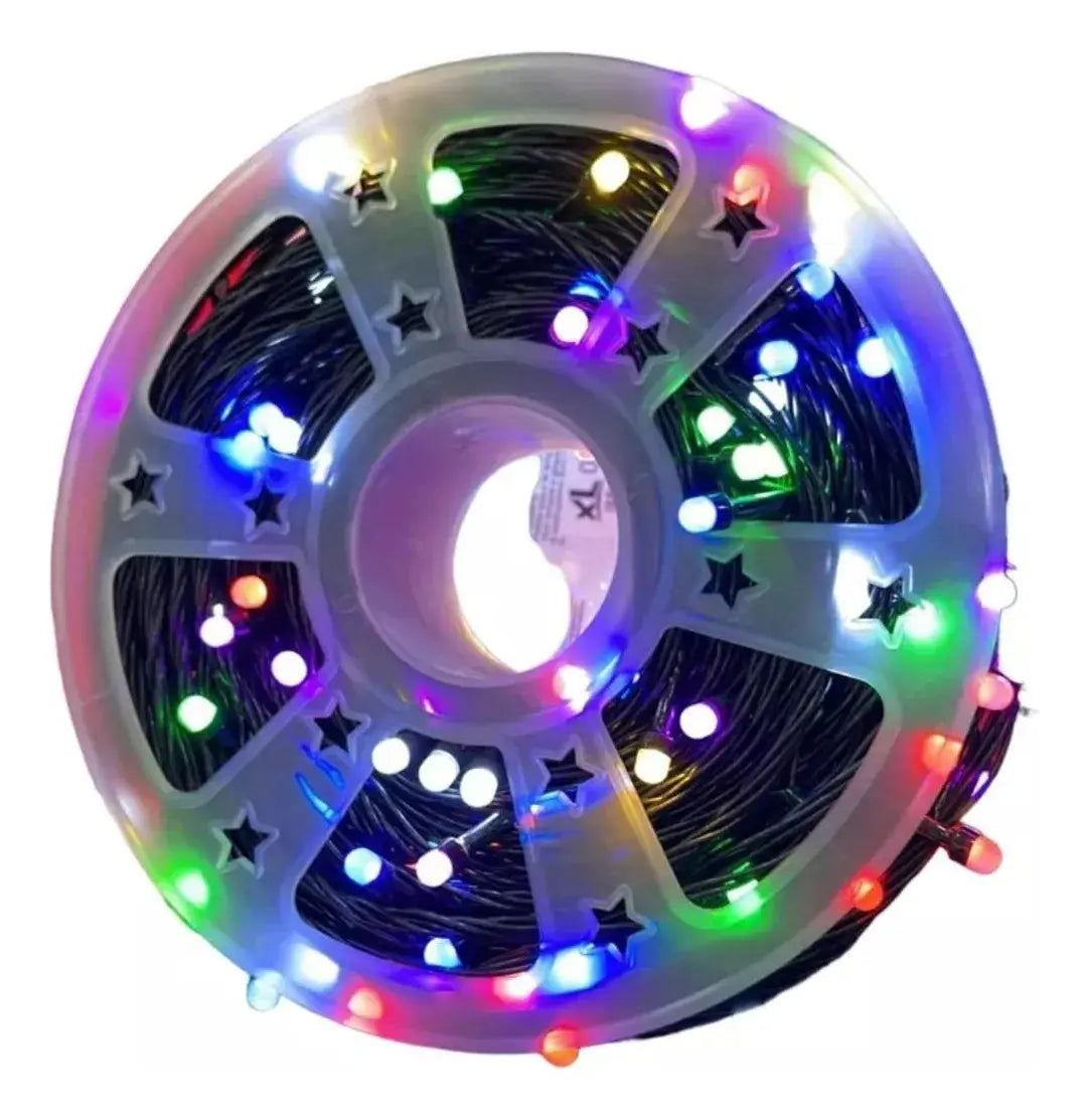 Rollo De Luz Solar Led 50mts 300 Luces Navidad Decoración