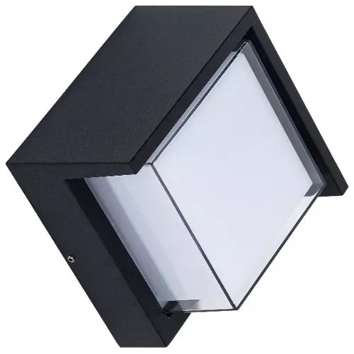 LAMPARA LED RECTANGULAR APLIQUE PARED CON CONEXIÓN ELÉCTRICA - POTENCIA DE 12W