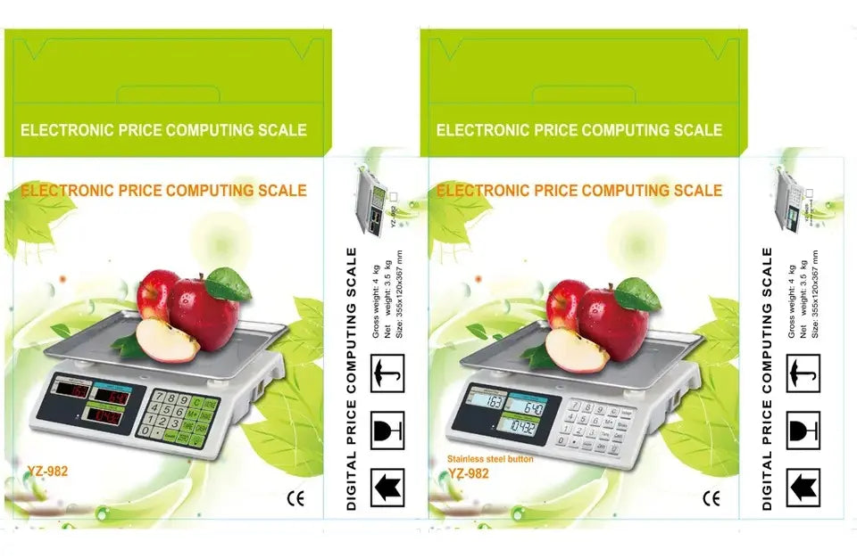 Pesa Balanza Bascula Digital 40 Kg Acero Inoxidable