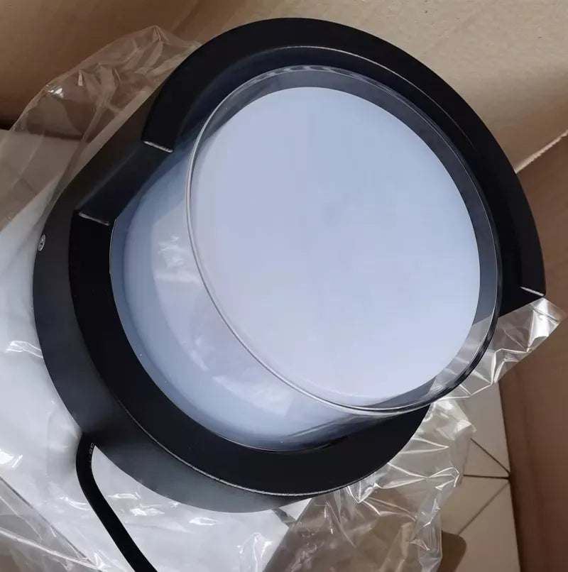 LAMPARA LED REDONDA APLIQUE PARED CON CONEXIÓN ELÉCTRICA - POTENCIA DE 12W