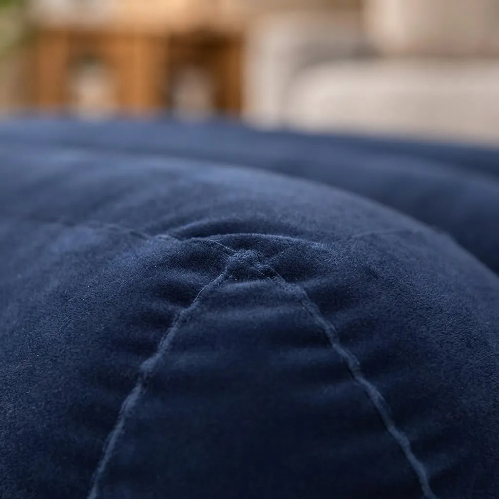 Sillón Inflable Tipo Sofá Aterciopelado Resistente Y Cómodo.