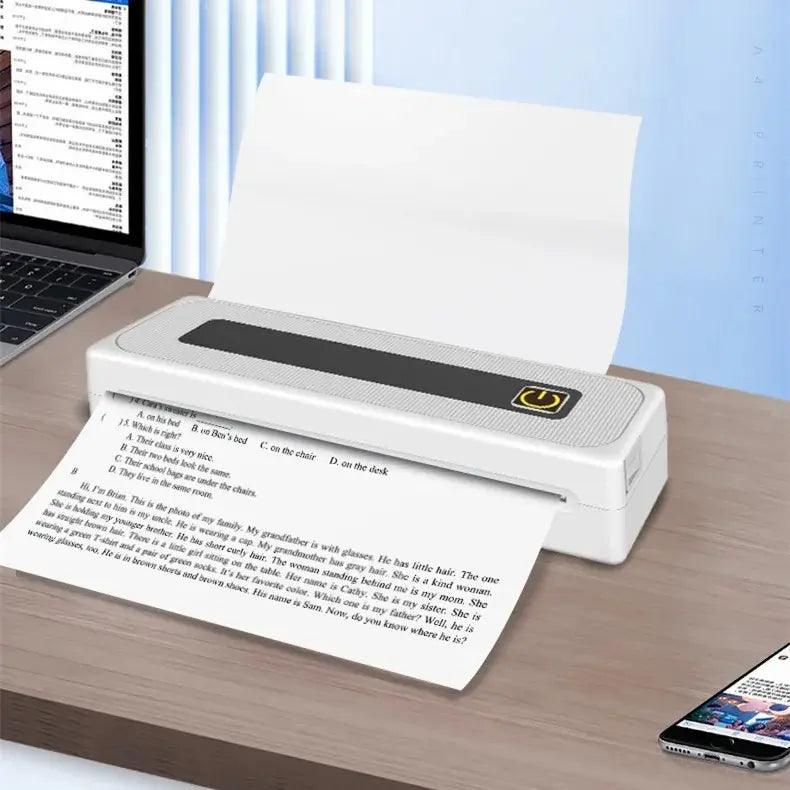Impresora Bluetooth Térmica Portátil A4