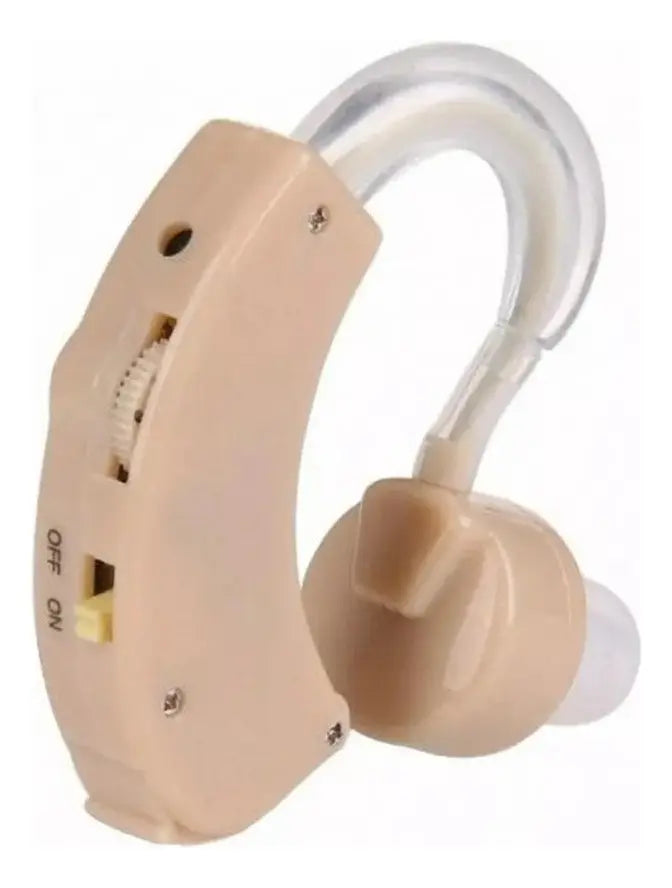 Audífono Ortopédico Cyber Sonic Amplificador Sonido 40db Color Crema