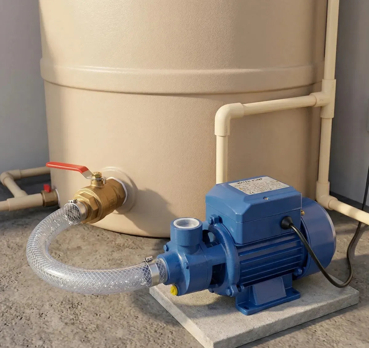 Bomba Agua Periférica Qb80 1 Hp 220v 55 Metros