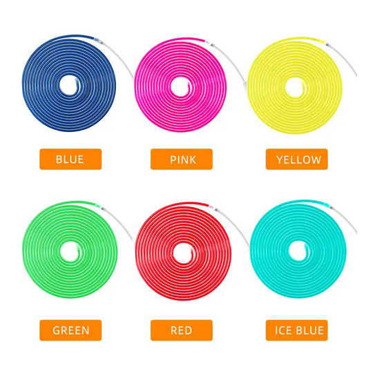 CINTA DE LUZ LED NEON 5 MTS TRANSFORMADO 12V