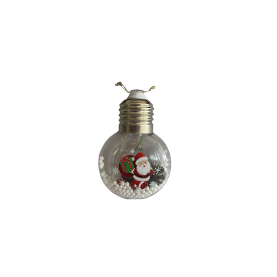 Guirnalda Solar Led 16 Ampolletas Viejo Pascuero 5mt Navidad