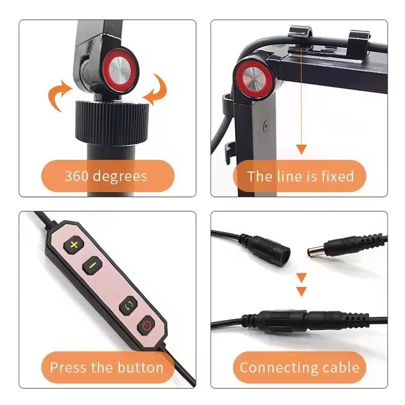 Lámpara Estable De Media Luna, Lámparas de Salón De Belleza Para Uso En Salón De Belleza