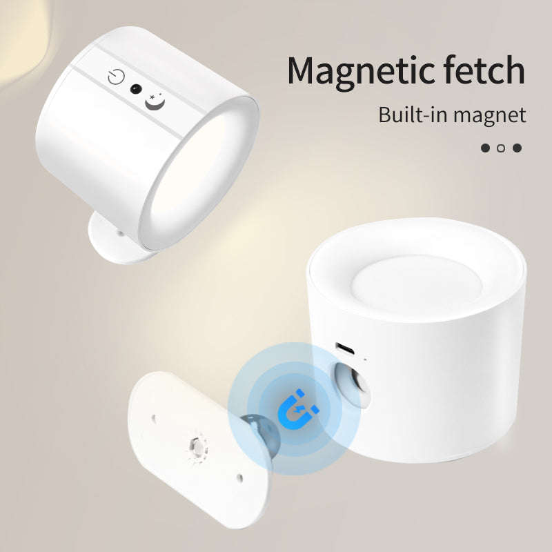 Lampara De Pared Recargable Con Doble Foco Y Control