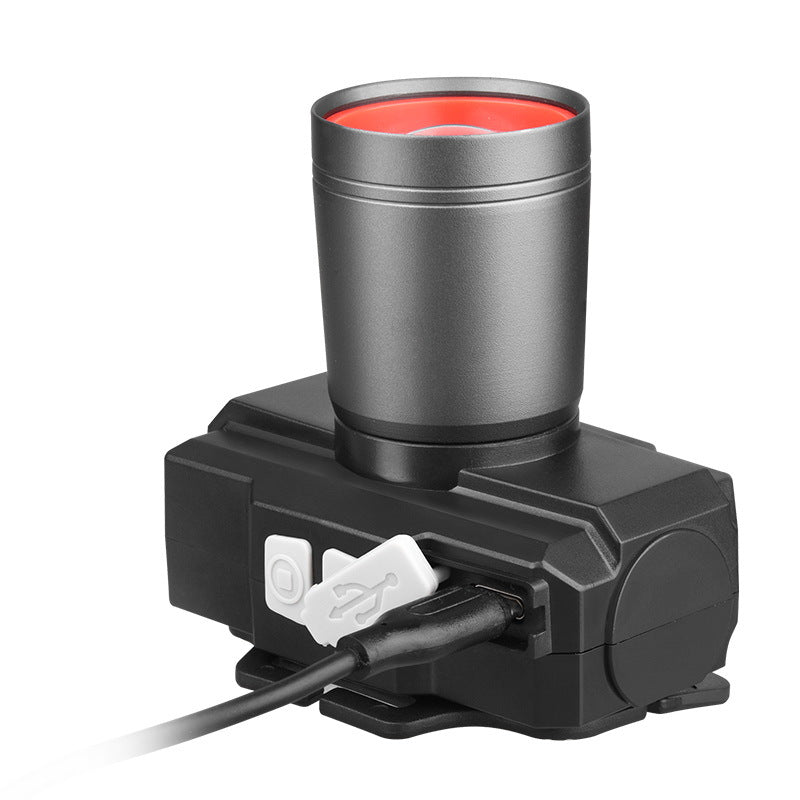 Linterna Frontal LED Recargable Carcasa Aluminio.