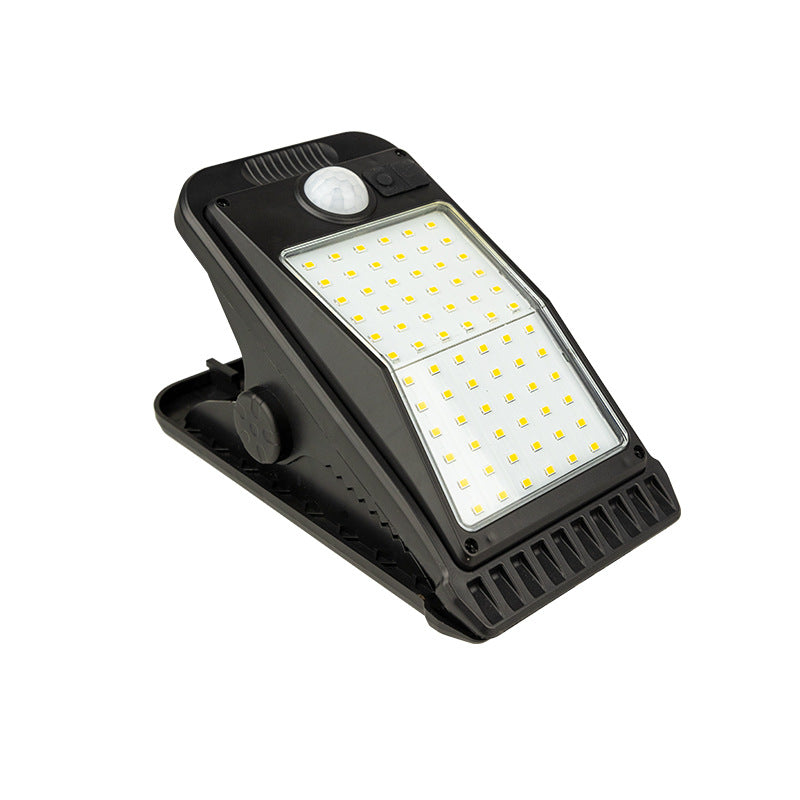Foco Solar Led Tipo Pinzas Exterior Portátil Recargable