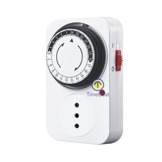 Temporizador Timer Analógico 24 Horas Adaptador