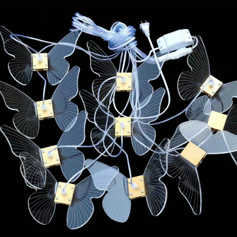 Luces Decorativas para Bodas Guirnalda Electrica 220v Estilo Mariposa