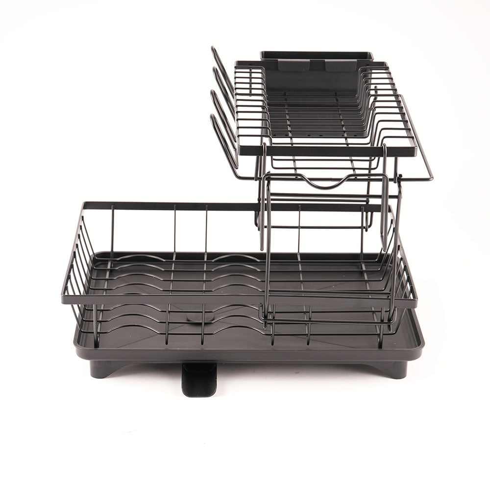 Secador Escurridor De Loza Platos 2 Niveles Acero Inoxidable
