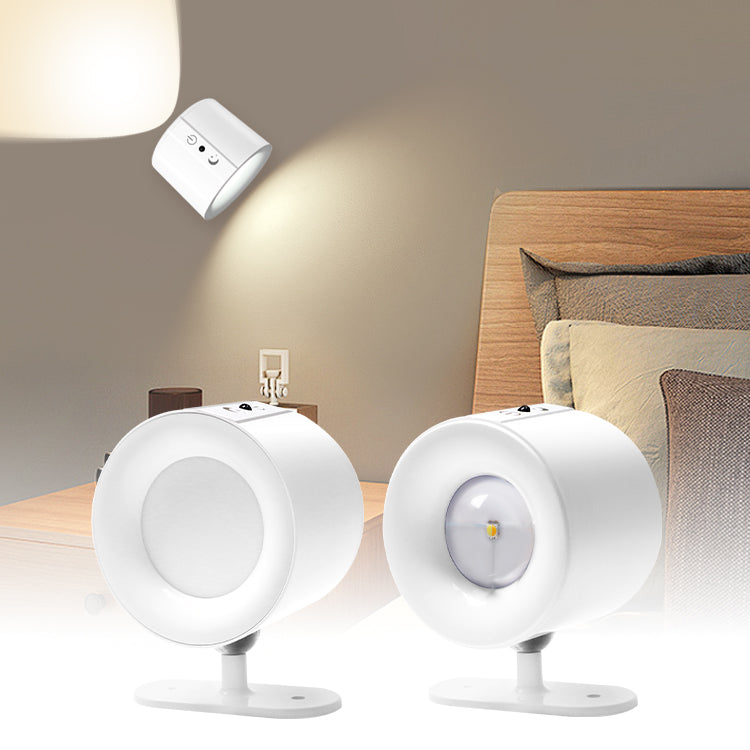 Lampara De Pared Recargable Con Doble Foco Y Control