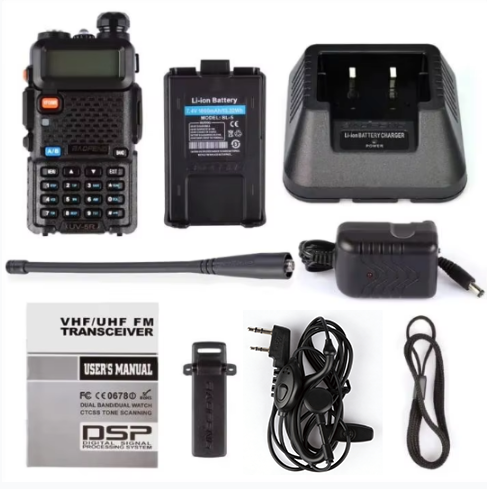 Radio Transmisor Walkie Talkie Dual Band Uv-5r Vhf Uhf Fm