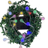Luces Solares 20 Led Hojas Y Bolas 6mts Ip65 Navidad