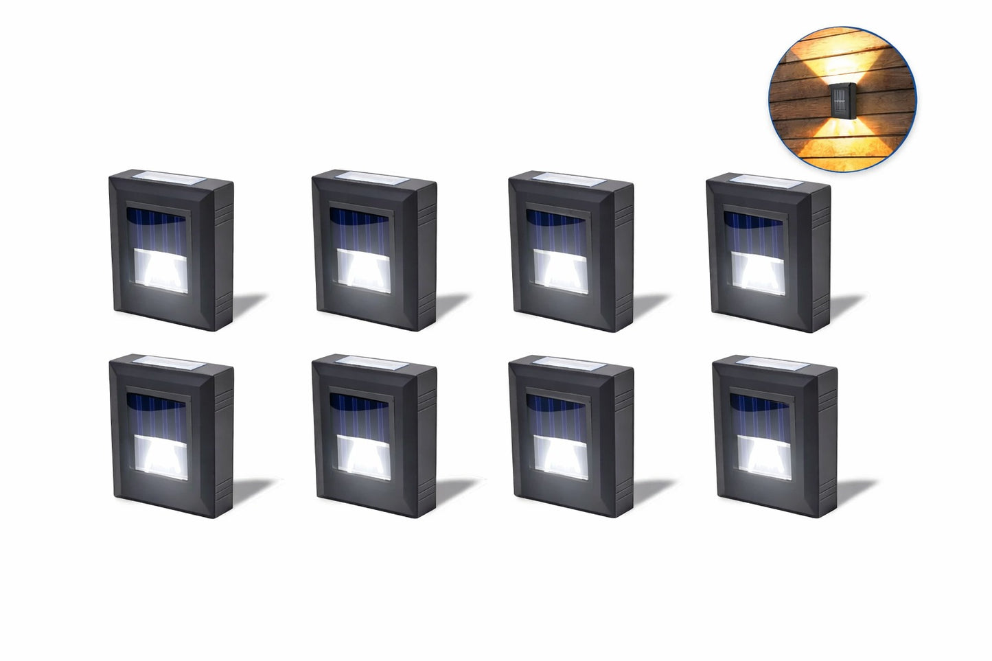 Aplique Solar LED Pack x8 – Ilumina tu Hogar por $14.990 | Envío GRATIS