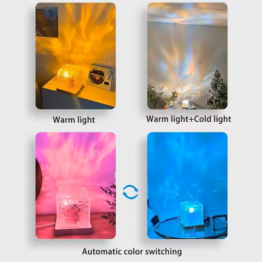 Lámpara Nocturna Decorativa Multicolor RGB 360º