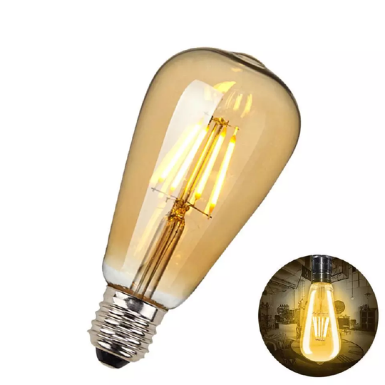 PACK X 10 AMPOLLETAS LED VINTAGE ESTILO RETRO  4W