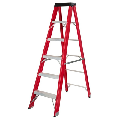 ESCALERA DE FIBRA DE VIDRIO 1.82 MTS.