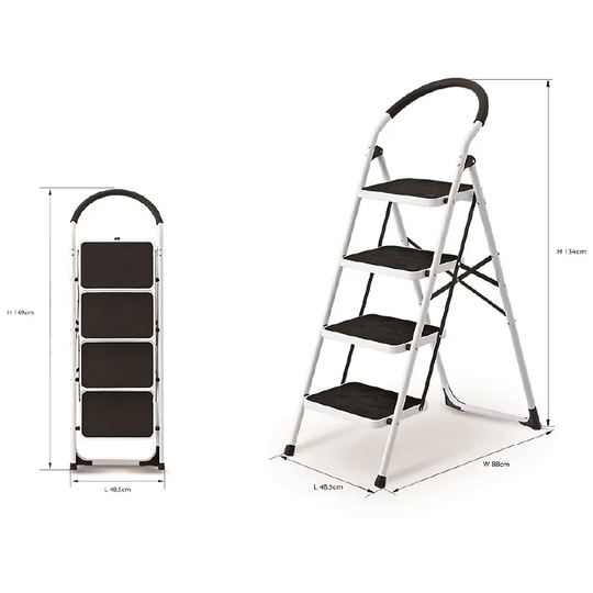 ESCALERAS PLEGABLES ALUMINIO 2 / 3 / 4 PELDAÑOS