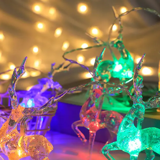 LUZ SOLAR NAVIDEÑA LED ESTILO GUIRNALDA SIERVO 3 MTS.