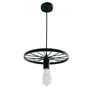 LÁMPARA COLGANTE RUEDAS ESTILO CANDELABRO (CON AMPOLLETAS)