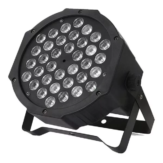 FOCO DISCO MINILED CON LUCES RGB 36DMX ALTO BRILLO