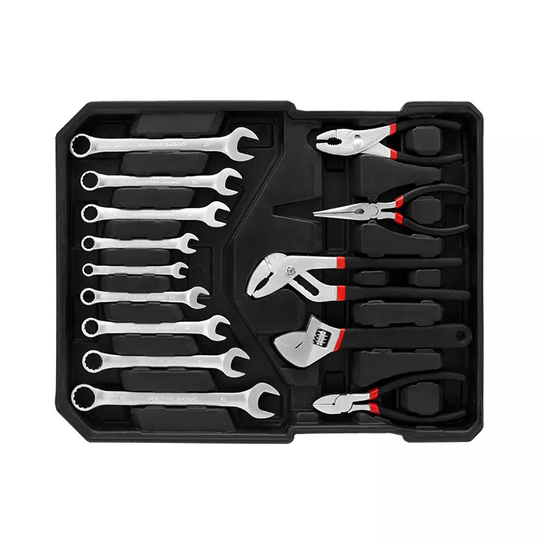 MALETA DE TRANSPORTE DE LUJO CON HERRAMIENTAS 185 PIEZAS