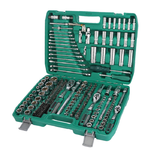 CAJA DE HERRAMIENTAS - DADOS Y LLAVES DE CROMO VANADIO 216 PIEZAS