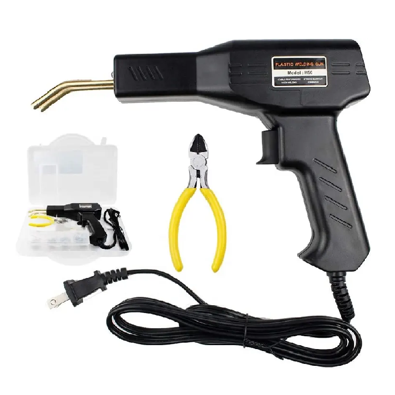 MÁQUINA DE SOLDAR PLÁSTICO / GRAPADORA CON KIT DE ACCESORIOS 200 UNDS.